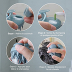 ScalpCare – Brosse exfoliante pour cuir chevelu Ecovia France