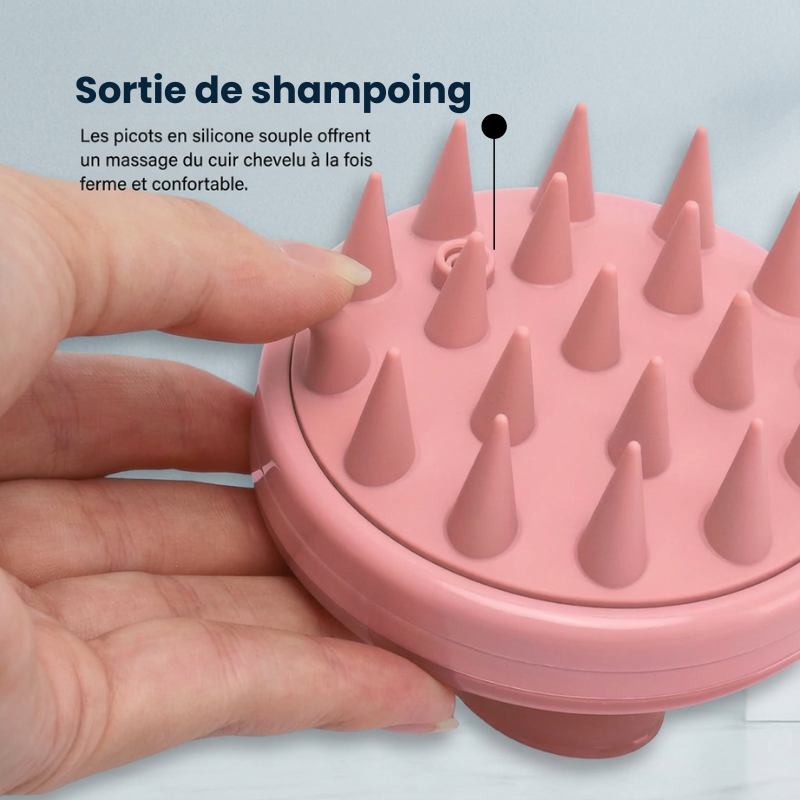 ScalpCare – Brosse exfoliante pour cuir chevelu Ecovia France