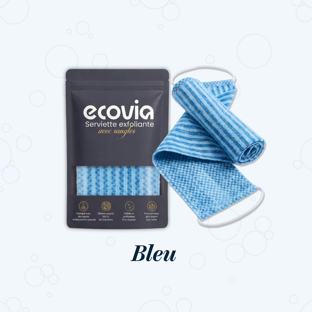 Serviette de douche exfoliante Ecovia France