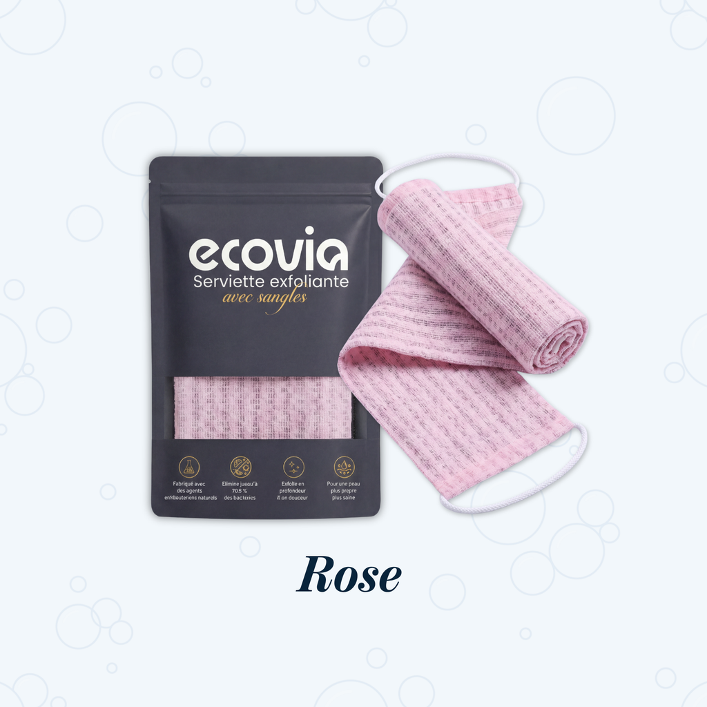 Serviette de douche exfoliante Ecovia France