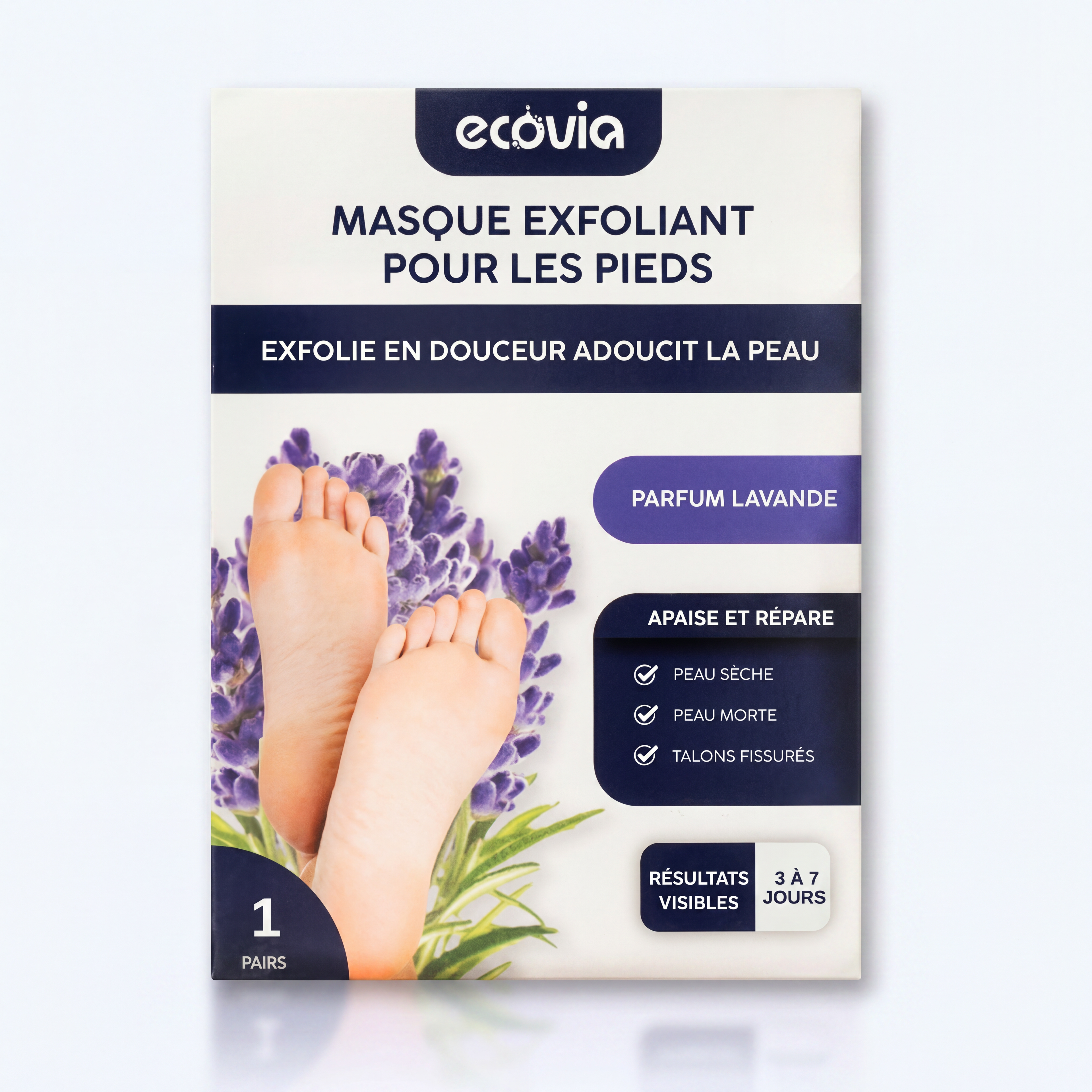 Masque peeling magique pour les pieds Ecovia France